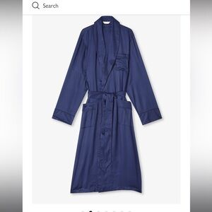 NWT Derek Rose navy robe